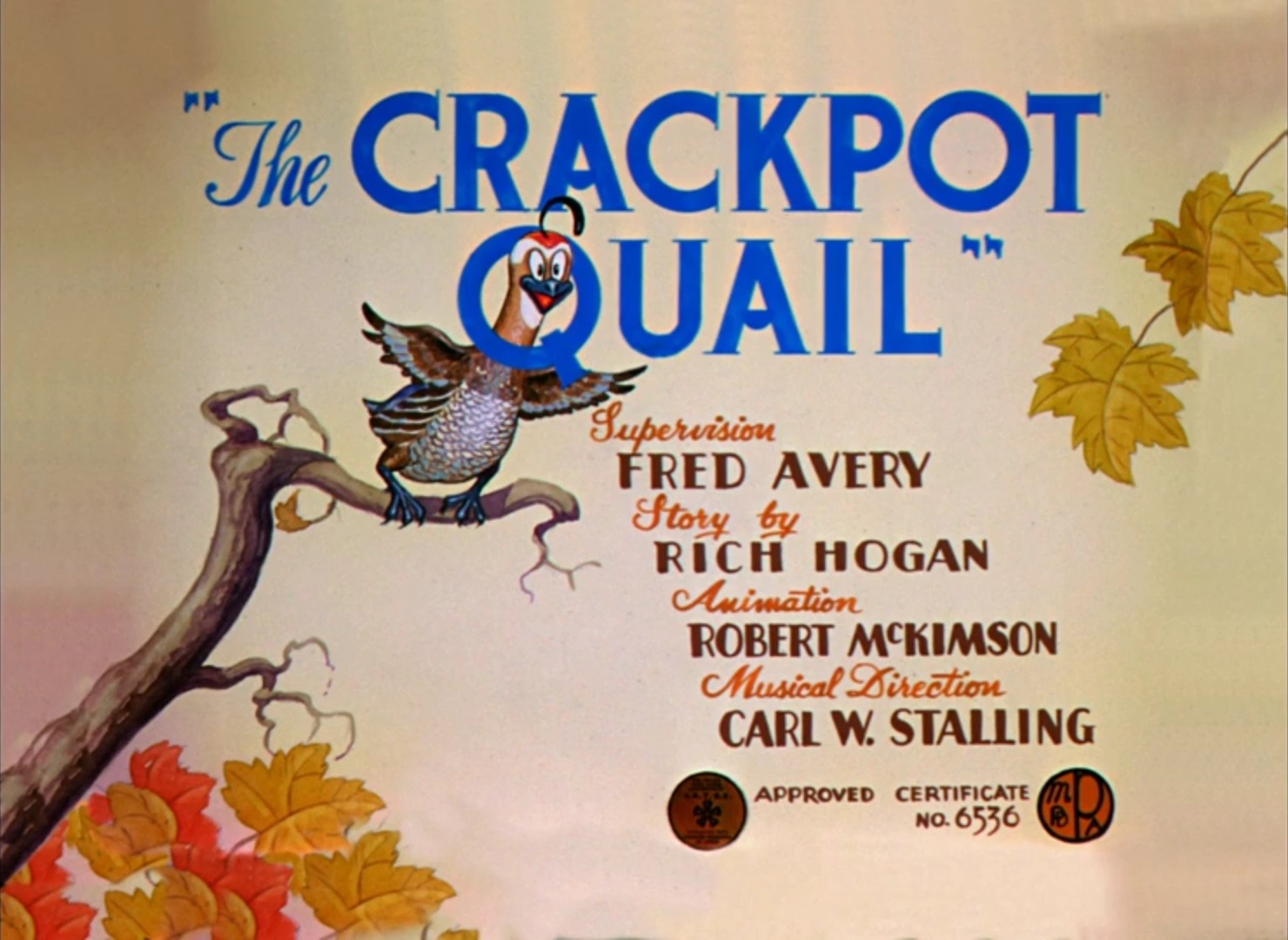 CRACKPOT QUAIL