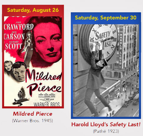 Mildred Pierce and Safety Last!