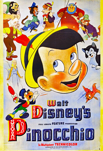 Poster for Disney's Pinocchio